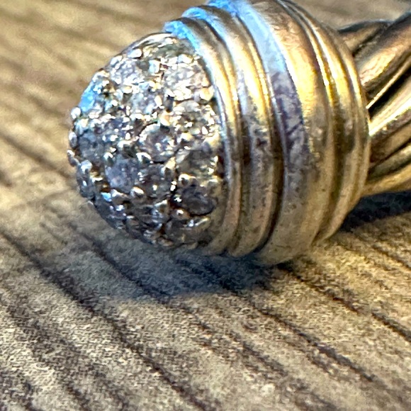 WOW POSHMARK - Authentic David Yurman Diamond & Sterling Silver Bracelet - Picture 8 of 16